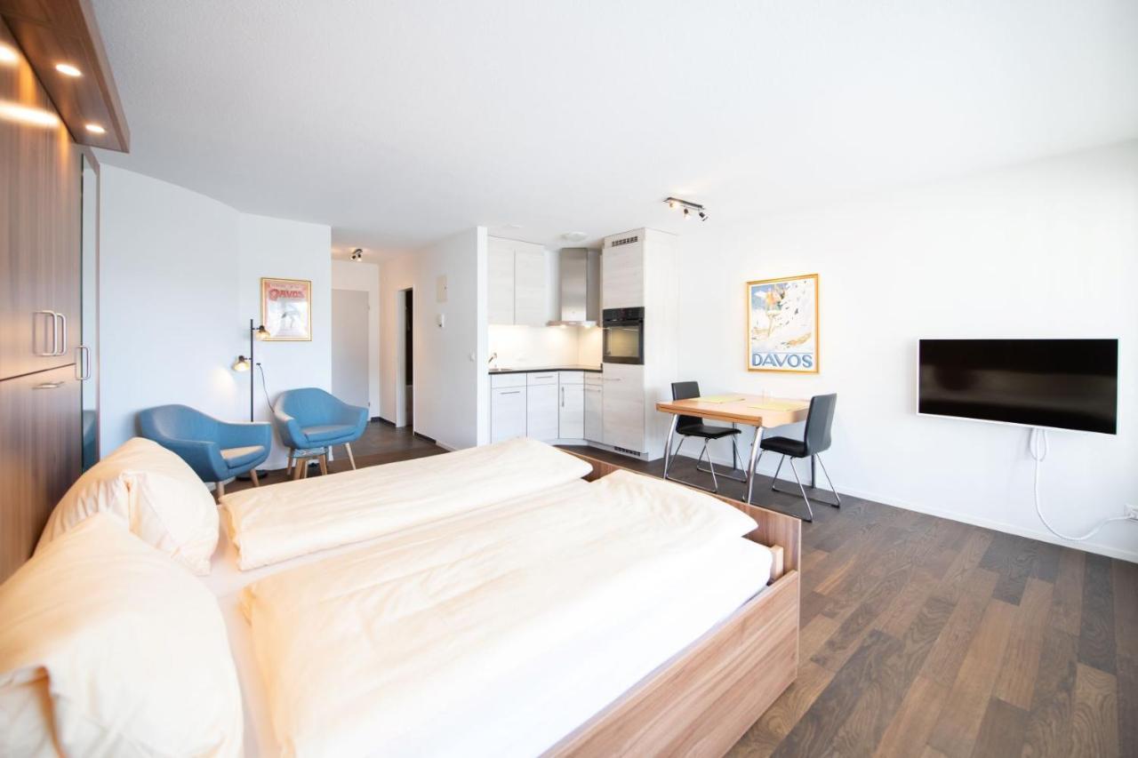 Ferienwohnungen, Carlton Am Park, Davos Platz Eksteriør bilde